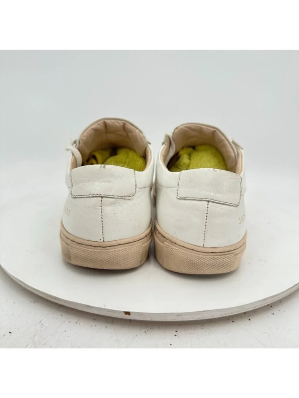 Woman By Common Projects Achilles Women Size EU 37 US 5.5 White Leather Shoes